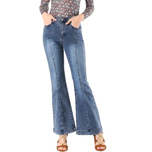 High waisted bell hot sale bottom jeans target