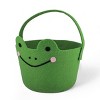 Easter Novelty Frog Felt Basket - Bullseye's Playground™ - 2 of 3