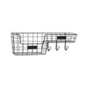 Cheung's Syntra Black Metal Wall Hook & Shelf Organizer - 3 of 4