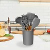 LunaLulinlk Gray 11Pcs Silicone Cooking Utensil Set - 2 of 4