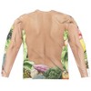 Men's Vegan Heroine (Front Back Print) Long Sleeve Costume T-Shirt - 3 of 4