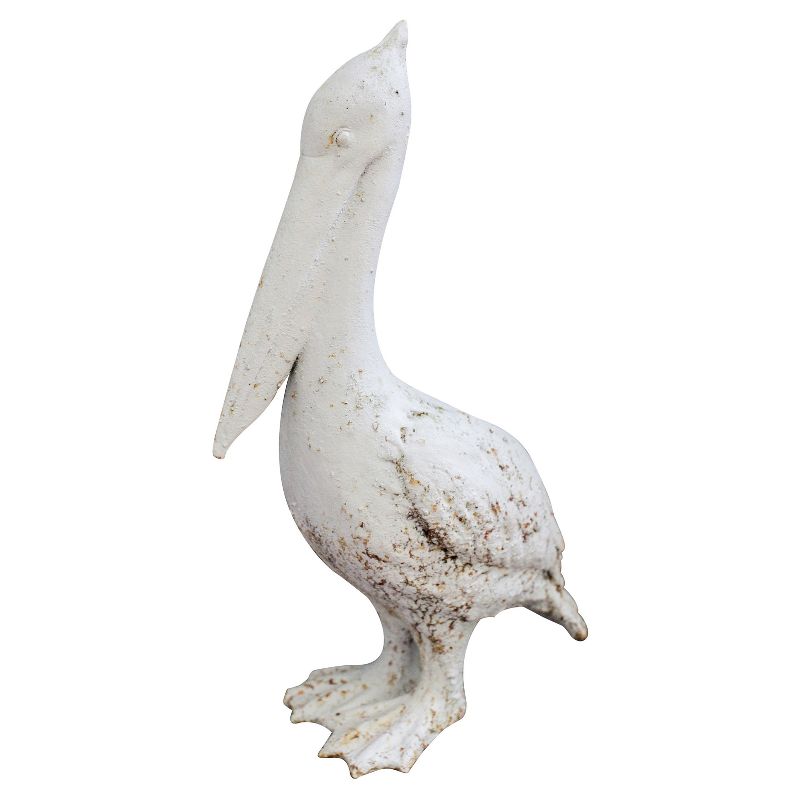 Resin Pelican - Rust White Finish - Storied Home, 1 of 7