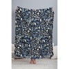 Avenie Moody Blooms Ditsy 56"x46" Woven Throw Blanket - Deny Designs - 3 of 4