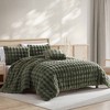 Riverbrook Home 3pc Twin XL Wavy Faux Fur Comforter Set Green - 2 of 4