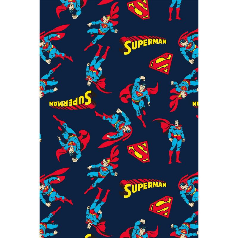 DC Comics Mens Superman All Over Print Loungewear Pajama Pants Blue, 4 of 5