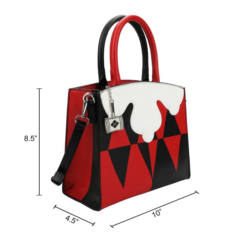 Harley Quinn Novelty Women's Handbag with Metal Charm, 5 of 7