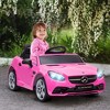 Aosom 12V Kids Electric Ride On Car with Parent Remote Control, Two Motors, 2 Speeds, Music, LED Lights, USB for 3-6 Years Old - 2 of 4