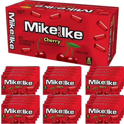 Mike and Ike Cherry Candy - 0.78 Ounce Box (Pack Of 24)