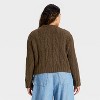 Women's Cozy Cable Crewneck Pullover Sweater - Universal Thread™ - 2 of 3