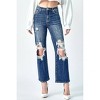 Women's Straight Leg High Rise Jean - RISEN - 2 of 4