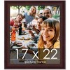 PosterPalooza | Linear Brown Picture Frame - UV Acrylic, Foam Board Backing, Hanging Hardware - 2 of 4