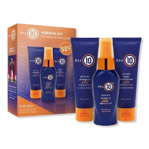 It's a 10 Ten KERATIN Travel Starter Kit - Miracle Keratin Shampoo & Deep Conditioner & Leave In 2 oz. sizes TRIO SET - 1 of 1