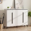 FUFU&GAGA White 4-door shoe cabinet  Entryway Shoes Rack - 2 of 4