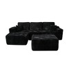 XIZZI Modular Sectional Sofa Couch, L/U-Shape Upholstered Couch, Modern Minimalist Couches for Living Room, Free Combination Deep Seat Corner Couch - 2 of 4