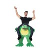 Halloween Express Adult Carry Me Frog Costume - One Size - Green - 2 of 2