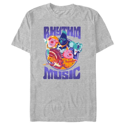 Men's Sing 2 Rhythm Music T-shirt - Athletic Heather - Medium : Target