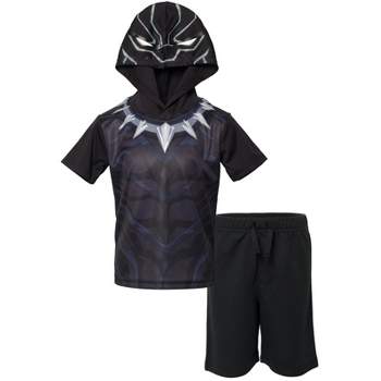 Marvel Avengers Spider-Man Venom Thor Captain America Athletic T-Shirt MeshShorts Outfit Set Toddler