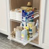 YIGII-Medium double wall sink push-pull basket - 2 of 4