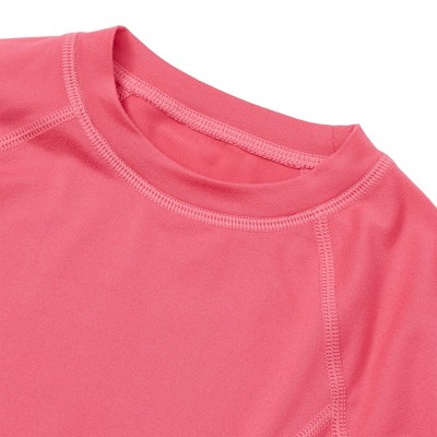 Lands' End Kids Thermal Base Layer Long Underwear Thermaskin Crew Neck Shirt - Large - Hot Pink — фото 2