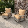 YARDSIGHT  Outdoor Swivel Patio Chairs with 360° Rotation, All-Weather PE Wicker Armchairs with Cushions for Garden, Deck, Porch, and Backyard - 2 of 4