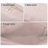 Unique Bargains Women Travel Cosmetic Bag Waterproof PU Leather Case Makeup Bag 1 Pc - 3 of 4