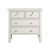 Sapphtopaz Modern Nightstand with 4 Drawers Night Stand with Faux Keyhole Accents & Wooden Round Handle Bedside Table for Bedroom, Living Room - 4 of 4