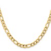 Chisel Stainless Steel Polished Yellow IP-plated 6.3mm 22" Figaro Chain Necklace - 3 of 4