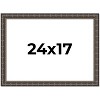 PosterPalooza | 24x17 Modern Bamboo Picture Frame, UV Acrylic, 5 Finishes - 2 of 4