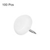 Unique Bargains Plastic Anti-slip Noise Reduction Wear-resistant Furniture Glide 100 Pcs - 3 of 4
