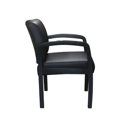 Black LeatherPlus Office Guest Reception Chair