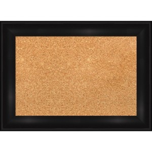 Amanti Art Grand Black Narrow Framed Corkboard, Natural Cork - 1 of 4