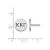 Black Bow Jewelry Sterling Silver Kappa Kappa Gamma Greek Life Stud Earrings - 2 of 3