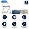 Alamont 6pk Hercules Plastic Folding Chairs - 3 of 4