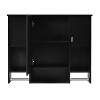 PAGED 35" Wall Mounted Bathroom Storage Cabinet Modern Medicine Cabinet with Mirror and Shelves, Over Toilet Storage Unit for Room - 4 of 4