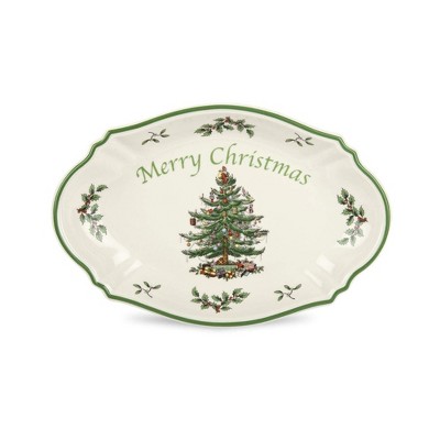 Spode Christmas Tree Merry Christmas Tray