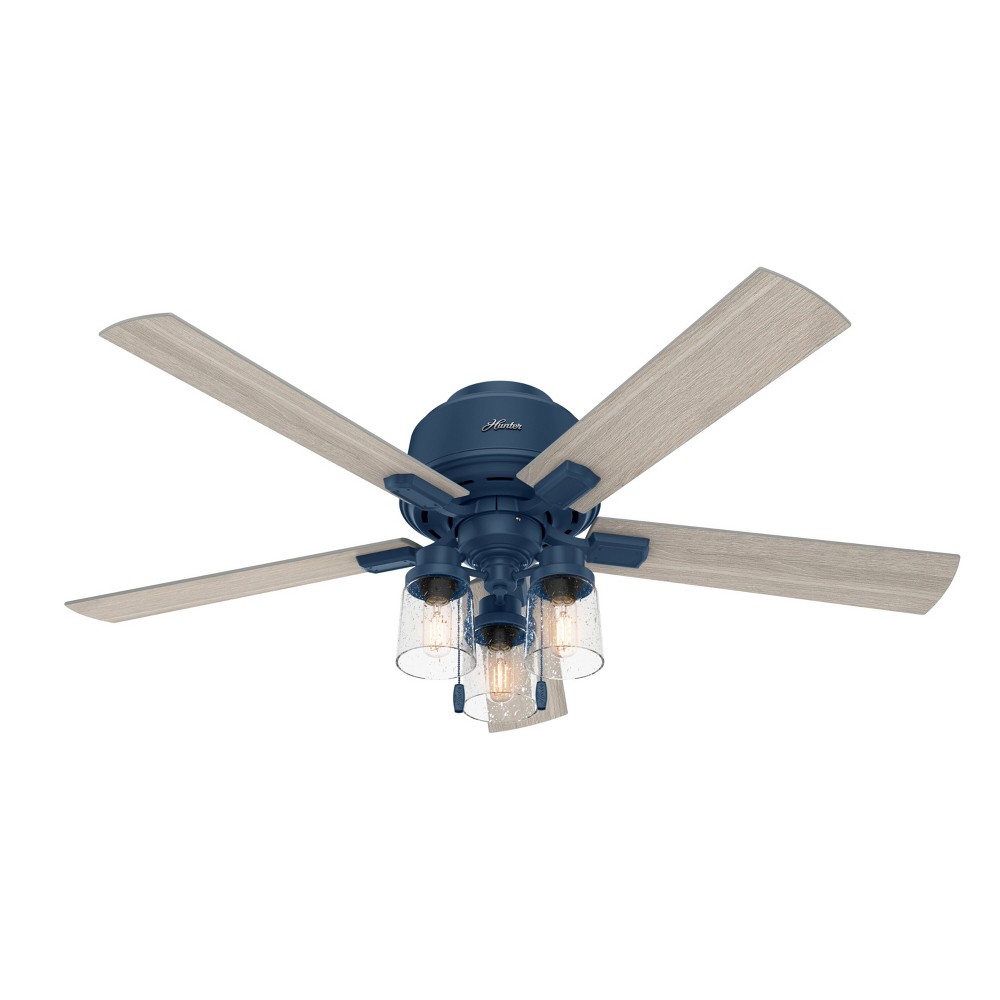 Photos - Air Conditioner 52" Hartland Low Profile Ceiling Fan with Light Kit and Pull Chain (Includ