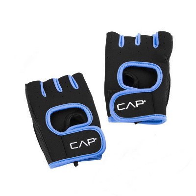 CAP Men's Barbell Weight Lifting Gloves - Blue L