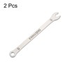 Unique Bargains 3Cr13 Stainless Steel Metric Thin Combination Wrenches 2 Pcs - 3 of 4