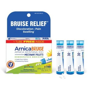 Arnica Bruise 3 MDT by Boiron Homeopathic Medicine For Bruise Relief  -  3 Tubes Pellet - 1 of 4