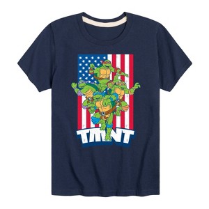 Boys' - Teenage Mutant Ninja Turtles - USA Turtles Short Sleeve Graphic T-Shirt - 1 of 4