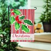 Evergreen Christmas Greetings Burlap Garden Flag 12 x 18 Inches Indoor Outdoor Decor - 3 of 4