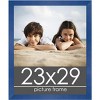 PosterPalooza | Classic Modern Blue Picture Frame - UV Acrylic, Foam Board Backing, Hanging Hardware - 2 of 4