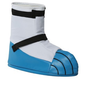 HalloweenCostumes.com One Size Fits Most  Astronaut Boots for Adults, Black/White/Blue - 1 of 1