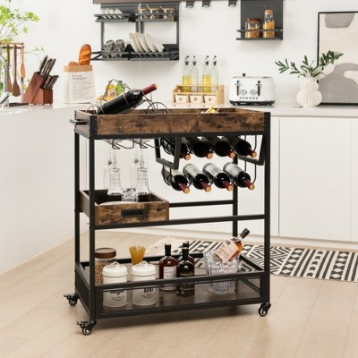 MOEPISY 3 Tier Wine Rack