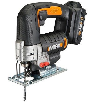 Worx WX543L 20v POWER SHARE Variable Speed Keyless Cordless Jigsaw(Battery Included)