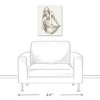 Creative Products Nude Female Sketch 16x20 Canvas Wall Art - 3 of 4