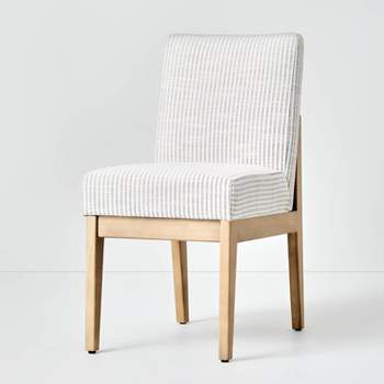 Upholstered Natural Wood Slipper Dining Chair - Hearth & Hand™ with Magnolia