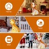 Angel Sar 27.6 Inch Lighted Christmas Dog Decoration, LED Outdoor Yard Decor with Antlers and Scarf, All-Weather Inflatable Holiday Patio and Garden - 3 of 4