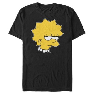 Men's The Simpsons Unamused Lisa T-Shirt - 1 of 4