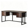 Gulches 63-Inch Computer Desk, Executive Desk with 4 Drawers - 4 of 4